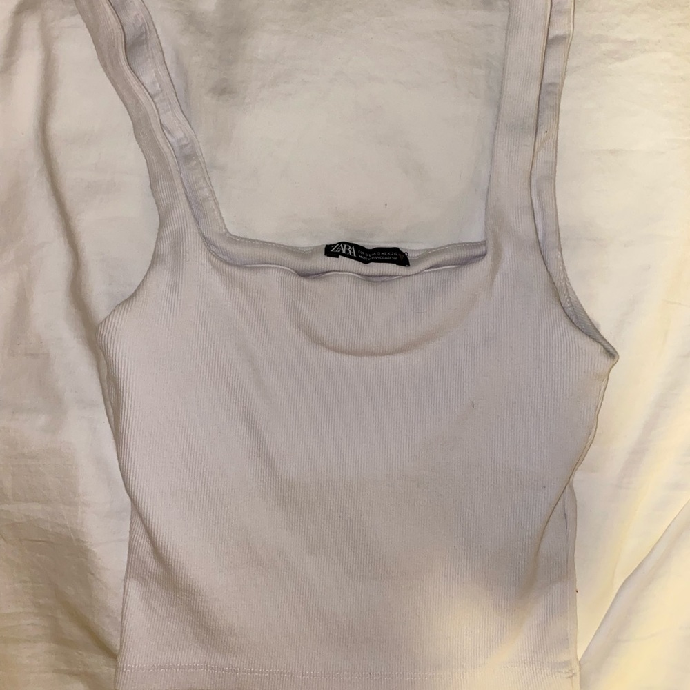 Zara white tank — shipping free!